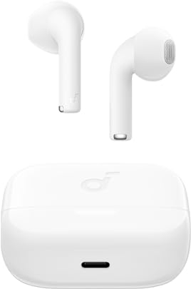 Soundcore K20i by Anker, écouteurs Semi-internes, 36h d'autonomie, Charge Rapide, Port Confortable, appels clairs avec 2 micros ENC, égalisation personnalisée, IPX5, Bluetooth 5.3, contrôle par app