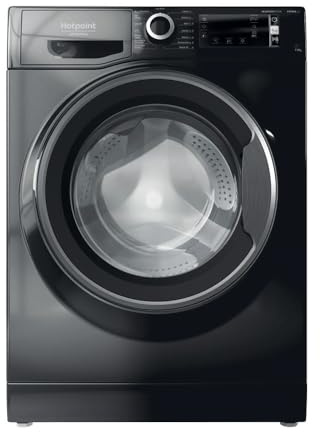 Hotpoint ARISTON NBT116BLACKIT - Lavatrice da 11 kg, Caricamento Frontale, 1400 Giri, Classe energetica A