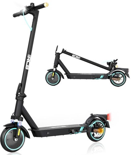 RCB R17 Electric Scooter, Max 25 km/h, 350W Motor, 7.8AH Battery, 8.5''Solid Tires, APP Control, Max Load 120 kg, 3 Speed Settings Foldable, Double Brake, Double Shock Absorbers