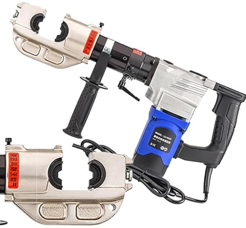 Crimpeadora HidráUlica AutomáTica De Terminales De Cable De Mano, Herramienta Crimpadora De Cables EléCtrica, MáQuina Crimpadora HidráUlica De Mano, Para Terminales De Cobre Y Aluminio,LZ-400C