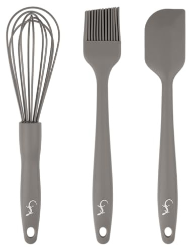 Lurch Flexi Starter Tools 3er Set, Teigschaber, Pinsel, Schneebesen, backen, Basis-Set