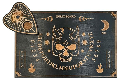 Ouija - Tabla de Madera con Letras y números, Tablero de Mensajes de