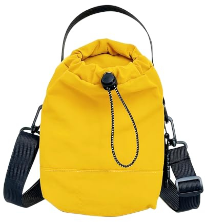 HAUMAUH Crossbody Sling Bag for Women & Men | Shoulder Small Bags with Water Bottle Holder | Lightweight for Travel Hiking Beach & Outdoor Activities