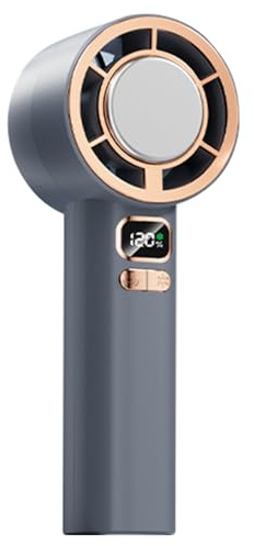 Générique Ventilateur Portable - Rechargeable USB Ventilateur Réglable En Vitesse - Ventilateurs A Main Avec Écran LED - Ventilateurs Refroidissement Pour Camping, Sport, Voyage