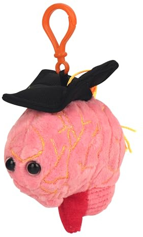 GIANT MICROBES Graduation Brain Organ Plush Keychain, Graduation Plush, Graduation Stuffed Animal 2025, Nurse Graduation Gift, Medical School Graduation Gifts, Graduation Keychain 2025