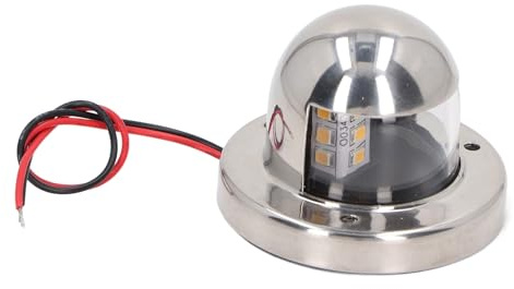 Yanmis Marine LED Navigation Hecklicht 12 V DC IP66 Bootsankerlichter 135 ° ß 2nm Sichtbarkeit für Angelboote, Faltbare Faltbare Basis mit Geringer Wartung