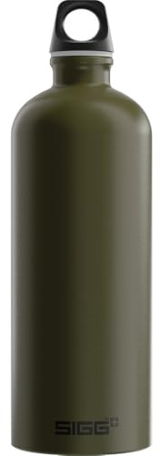 Sigg - Alu Trinkflasche - Traveller - Made in Switzerland - Climatpartner Zertifiziert - Kohlensäure geeignet - Auslaufsicher - Federleicht - BPA-frei - Outdoor - 600ML / 1L / 1.5L