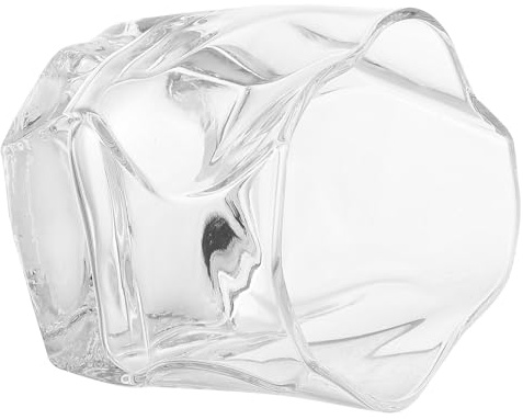 HEALEEP Japanese Twist Pattern Whiskey Glass, Handcrafted Delicate Glass Cup for Whiskey, Bar Decoration and Party Drinkware, Household Nightclub Wine and Beer Mug