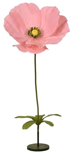 Monetais 6 Fuß große Papierblumen, 3D künstliche stehende riesige handgefertigte Dekoration für Gartenhochzeit, Hotel, Büro, Schaufenster, Fotografie-Requisiten