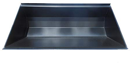 Baggerschaufel Schüttgutschaufel Bagger Schaufel 160cm für Euroaufnahme Schwarz