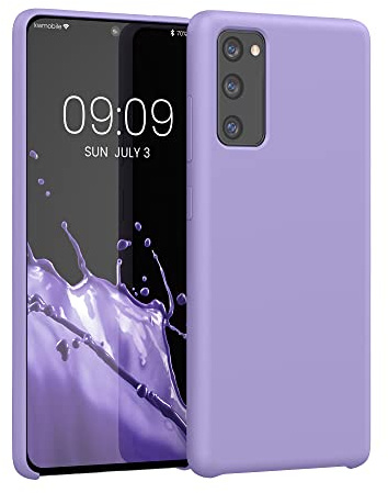 kwmobile Handyhülle für Samsung Galaxy S20 FE Hülle - Case Silikon - Kabelloses Laden - Schutzhülle Cover in Veilchen Lila