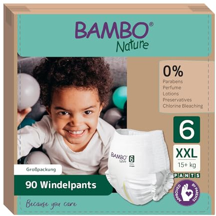 Pantalones de entrenamiento Bambo Nature Talla 6-18+kg (PACK 5 X 18UN)