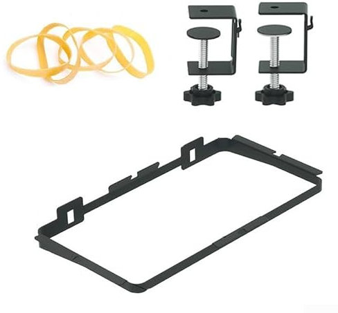 Portable Stainless Steel Trash Bag Stand Adjustable Heavy Duty Holder For Kitchen Cabinet Garden Outdoor Camping