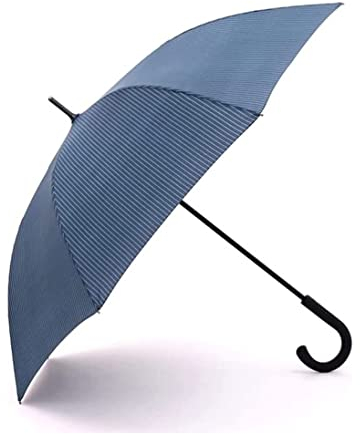 DEEDAV Golfschirme Winddichter Golf-Regenschirm Mit Hakengriff, J-Stock-Regenschirm, Automatisch Geöffnet, Schnell Trocknend Familien Regenschirm (Color : Blue)