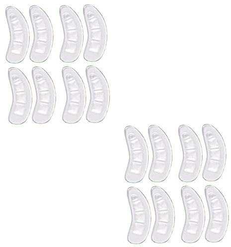Beaupretty 8paare Hochwertige Fersenpolster Für High Heels Transparente Atmungsaktive Und Selbstklebende Fersenschutz-sticker Für Schmerzfreies Laufen Für Neue Schuhe Und Boots