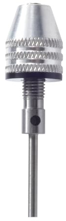 HOHXEN 0,3–3,4 mm borrchuck-adapter, mini 3-backar borrchuck snabbväxlingskonverter skruvmejselsdrivmedelsadapter med 2,35 mm rundskaft för mikroproduktion eller medicinsk industri
