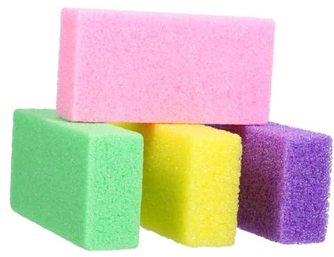 minkissy 12 Piezas de Pies de Piedra Pómez de Cuero Pu Exfoliante para Pies Removedor de Piel Muerta en Casa y Mejorar la Eficiencia