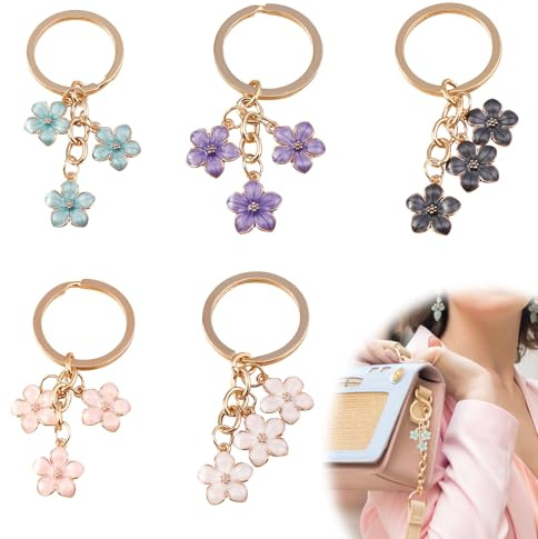 Yistoi Schlüsselanhänger Mädchen, Schlüsselanhänger Damen, Süße Schlüsselanhänger, Schlüsselanhänger Aesthetic, für Schultaschenanhänger, Handyanhänger, Süße Accessoires für Mama Geschenk Geburtstag