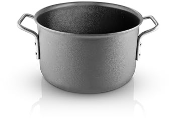 Eva Trio | Grey Line Topf 3,8 l 20 cm keramische Slip-Let®-Antihaftbeschichtung | Der ideale Topf für den täglichen Gebrauch. Groß genug, um Eintöpfe, Pasta & Gemüse kochen | Grey