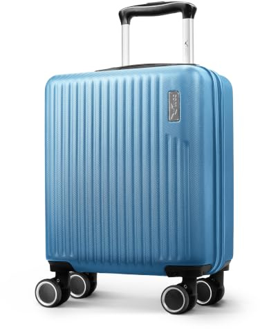 LUGG 15inch Vacay Suitcase ABS Luggage, Aluminium Trolley Handle, 360° Spinner Wheels, Water-Resistant & Durable Material - Airline Compatible (45 x 20 x 33cm)