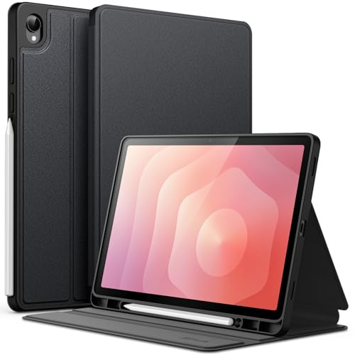JETech Hülle für Samsung Galaxy Tab S11, Schwarz | Mehrwinkelständer, S Pen Halter, Schlanke Schutzhülle, Auto Schlafen/Wachen