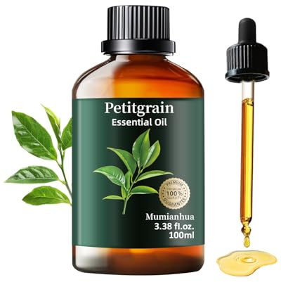 Petitgrain Ätherisches Öl 100ML - 100% Naturrein Ätherisches Öl - Ätherische Öle für Diffuser, Aromatherapie & Raumduft | Duftöl für Kerzen & Hautpflege