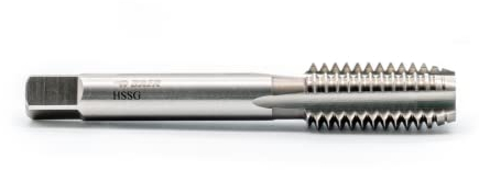 BaerCoil BAER Gewindebohrer G 3/8 x 19 HSSG - Einschnittgewindebohrer Form D - G (BSP) 3/8x19 - Gewindeschneider Rohrgewinde - Maschinengewindebohrer - Rohrgewindeschneider