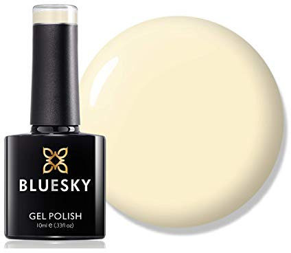 Bluesky Gel Nail Polish, AW2020, Lady Snow Autumn and Winter 2020 Collection, Bryce Canyon Aw205 White, Cream, Long Lasting, Chip Resistant, 10 ml (Requires Drying Under UV LED Lamp)