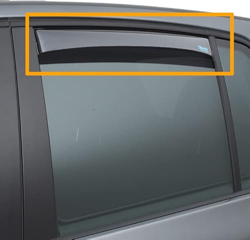 Hintere Windabweiser (1 Set) für die Fahrer und Beifahrerseite-CLI0044445 passend für Skoda Octavia III TYP 5E, SW, 5-Door, 2013-