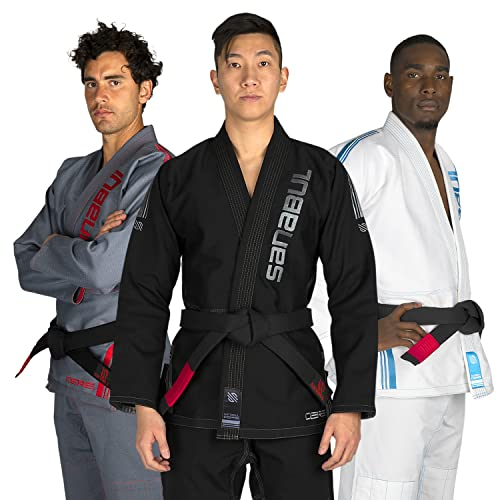 Sanabul Core Competition BJJ Gi für Damen und Herren, sanforisierter Stoff, IBJJF-zugelassen, brasilianisches Jiu-Jitsu-Trainings- und Wettkampf-Gi