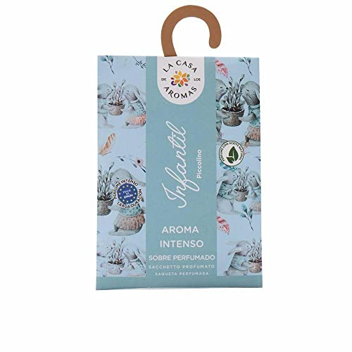 La Casa De Los Aromas - Set de 12 Sobres Perfumados, Bolsitas Aromáticas Olor Infantil, Saquitos para el Armario, Cajón, Ropa de Bebé, Zapatero, Maleta (Infantil)