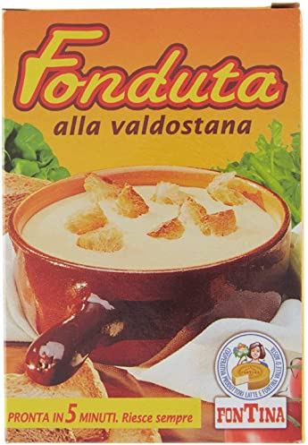 Fonduta alla Valdostana con fontina DOP lattina da 400g prodotto tipico Valle d'Aosta
