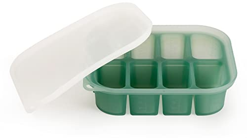 Haakaa Aufbewahrung von Babynahrung aus Silikon - Perfekter Aufbewahrungsbehälter für hausgemachte Babynahrung, Gemüse- und Obstbreie und Muttermilch