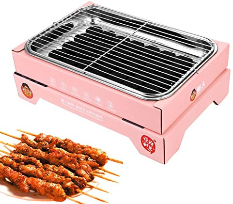 3 st engångsgrill, engångs kol kompakta kolgrillar campingtillbehör – omedelbar grill grill kolgrill bra för camping, fiske och bakgårdsfester