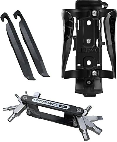 SHIMANO Smart Bottle Cage Set with 9-Function Mini Tool, Aluminum Alloy Hardened Steel