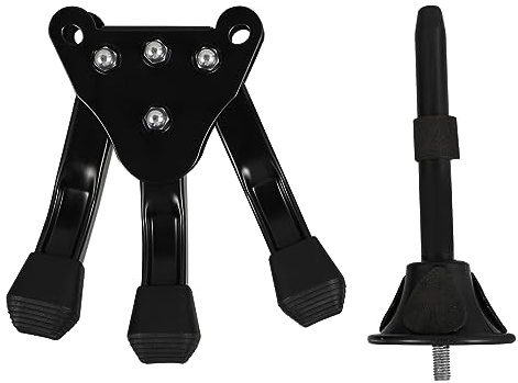 Toyvian Flötenständer Und Klarinettenhalter Faltbar Aus Robustem Material Tragbarer Dreibein Stativhalter Für Blasinstrumente Platzsparend Und Stabil in Schwarz
