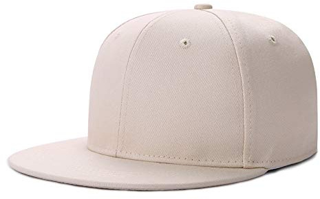 Boolavard Infant to Toddler Kid's Plain Structured Flatbill Snapback Cap