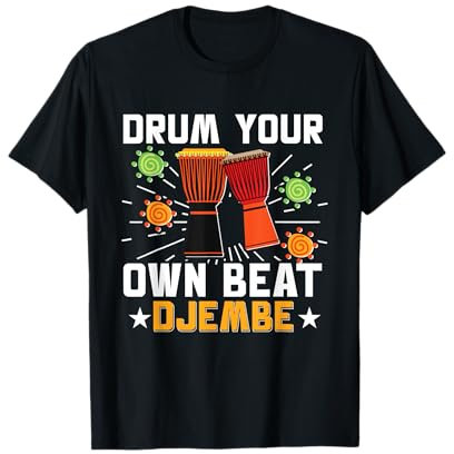 Afrikanische Djembe Trommel Liebhaber Musiklehrer T-Shirt