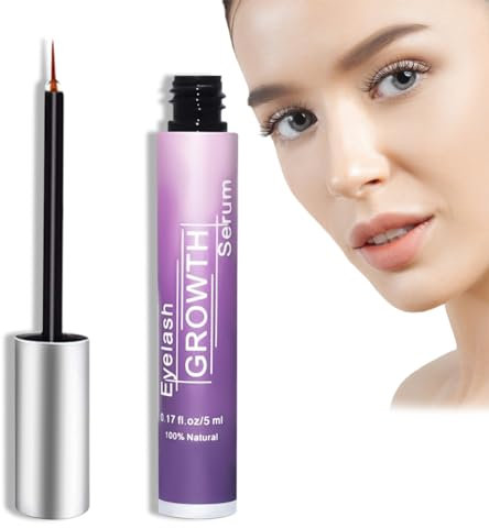Wimpernserum,Augenbrauen Serum,Hormonfreies Wimpernserum Für NatüRlich Lange Und Dichte Wimpern,Pflegt Und Stärkt Die Wimpern Für Ein Optimales Wachstum Und Volumen
