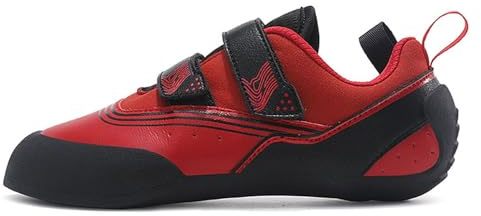 Viaoragiosa Chaussures de Finale d'escalade,Chaussons d'escalade en Salle,Chaussures combinées d'escalade,Amortissement,Antidérapant,Adapté aux débutants,il est conçu pour l’Escalade Salle.