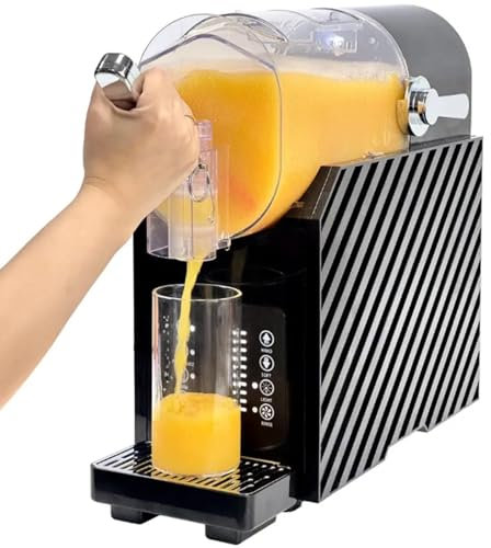 Macchina Slush 1.8l 200w per Casa- Senza Cubetti Di Ghiaccio/Autopulente/Controllo Touch/Rotazione 360° Quickfreeze/Congelamento Rapido,40Db Di Silenziosità