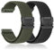 2 Pezzi Trenzado Correa Compatible Con Samsung Galaxy Watch 3 45mm/Gear S3/Galaxy 46mm,22mm Nailon Correa para Garmin Venu 3 2/Forerunner 255 265/Vivoactive 4,para Huawei Watch GT 5 4 3 2 Pro 46mm