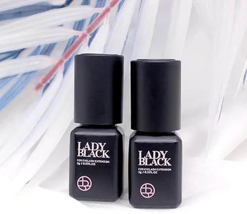 5ml Wimpernkleber Lady Black für Wimpernverlängerung. Trocken zeit : 2-3 Sek. Schwarze Kleber. Eyelash Glue für eyelash extension 5 Gramm. Korea.