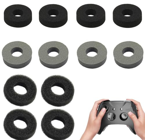 JFangZHZH 12 Pièces Anneaux de Précision Réglables pour PS5, PS4,Switch,Anneaux Silicone Joystick Protecteur Anti-Dérive,Bague de Précision,Accessoires Gaming Compétition