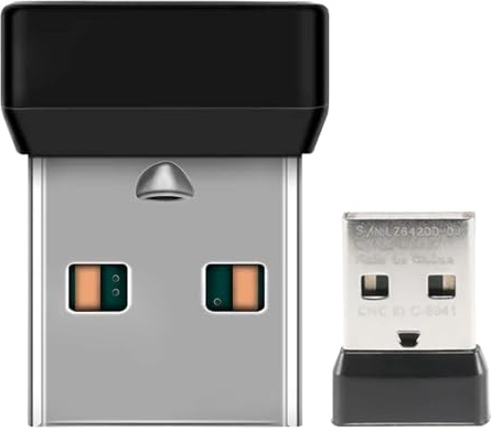 Receptor USB para Teclado Inalámbrico Plug and Play 2.4GHz Mini Dongle | Receptor Dongle Inalámbrico Mini Portátil Para Ordenador Portátil, Hogar, Oficina, Reuniones, Presen