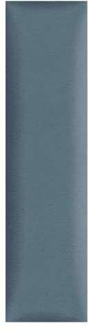MG Design Polsterpaneel 30 x 120 cm in Blau – 3D Wandkissen fürs Bettkopfteil & Wanddeko, ohne Bohren, geräuschmindernd, angenehm matt mit feiner Struktur