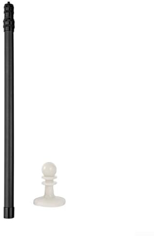 Yuanpgky Poteaux de tente réglables en fibre de carbone pour auvent de camping – Mât léger de qualité T500 à 8 couches avec design rétractable, structure de verrouillage solide, (1,35 m)
