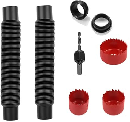 XAGMODSHN Set di connettori per barili di pioggia, meno installazione, adatto per orti, efficienti sistemi di irrigazione all'aperto e resistenti alla ruggine per irrigazione da giardino