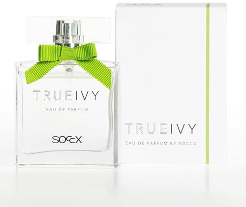 SOCCX Damen Eau de Parfum True Ivy, Parfum Damen fruchtig-blumiges Damenparfum mit Moschus und Amber, 50 ml