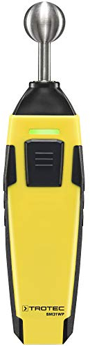 TROTEC Feuchtigkeitsmessgerät BM31WP– Für Wand, Holz, Estrich – Messbereich 0-100 Digits, Feuchtindikator, Abschaltautomatik, appSensoren, mit Smartphone Bedienung